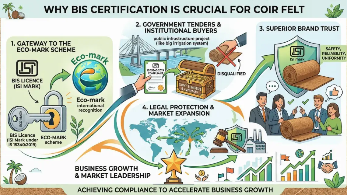 Why is BIS Certification Crucial for Coir Felt