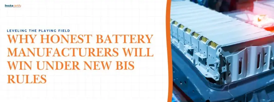 Leveling the Playing Field: Why Honest Battery Manufacturers Will Win Under New BIS Rules