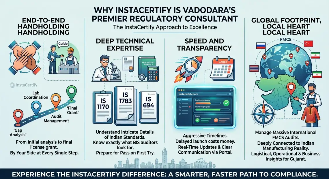 Makes InstaCertify the "Best" in Vadodara