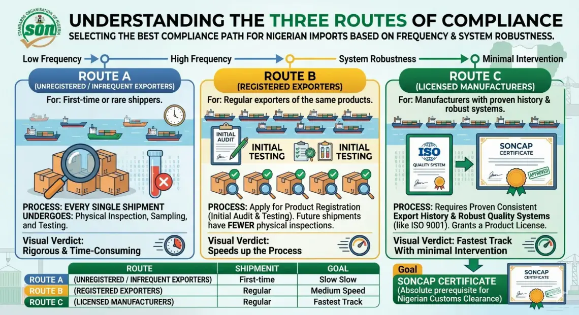 Three Routes of Compliance SONCAP