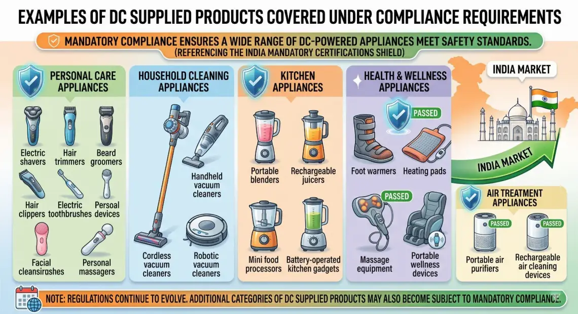 Examples of DC Supplied Products