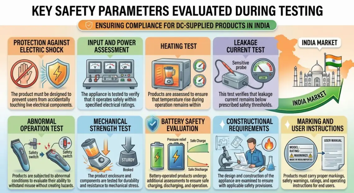 Safety Parameters Evaluated During Testing