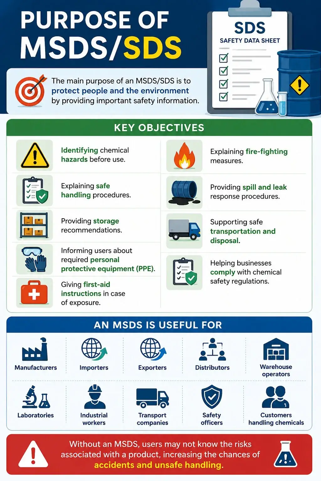 Purpose of MSDSSDS