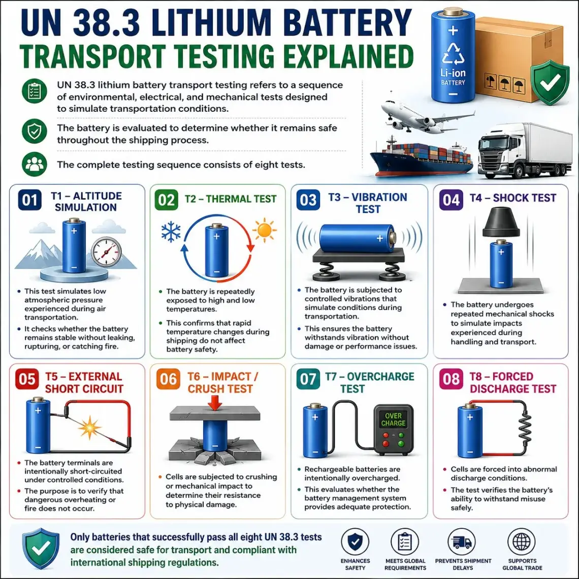 UN 38.3 Lithium Battery Transport Testing Explained