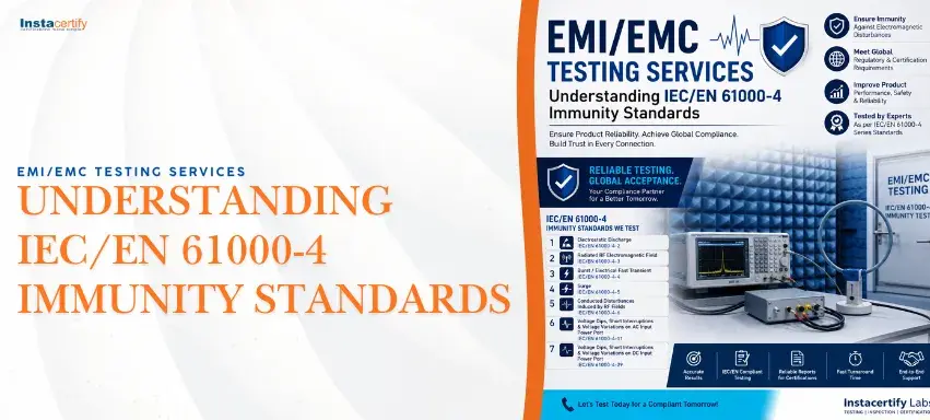 EMI/EMC Testing Services: Understanding IEC/EN 61000-4 Immunity Standards