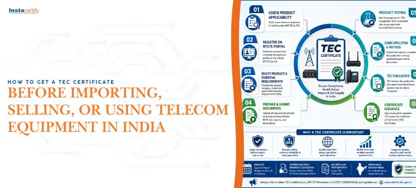How to Get a TEC Certificate Before Importing, Selling, or Using Telecom Equipment in India