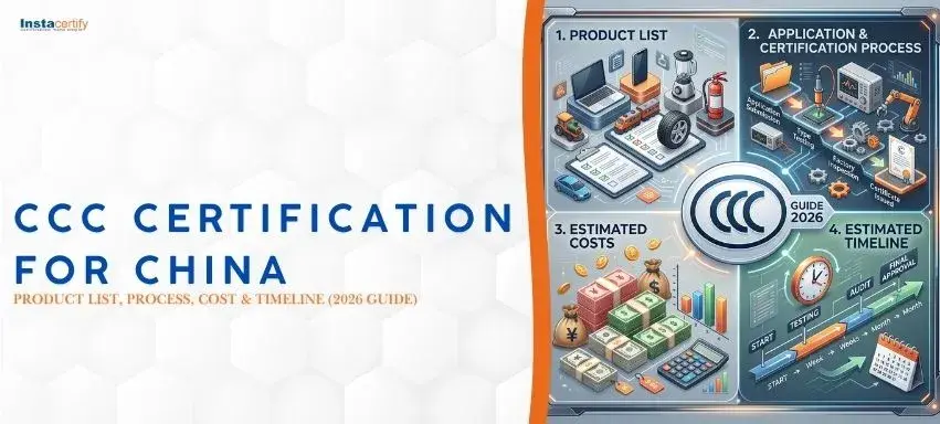 CCC Certification for China: Product List, Process, Cost & Timeline (2026 Guide)