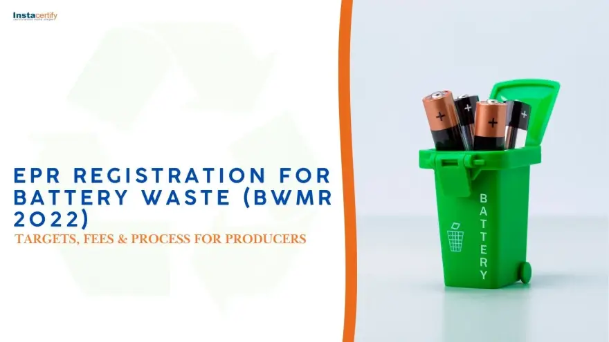 EPR Registration for Battery Waste