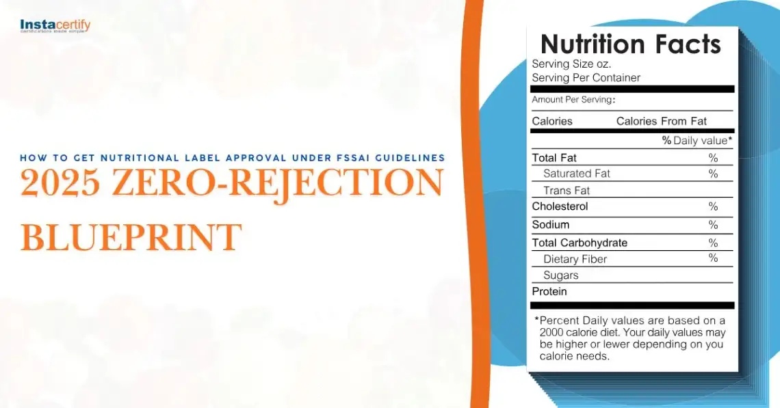 How to Get Nutritional Label Approval Under FSSAI Guidelines: The 2025 Zero-Rejection Blueprint