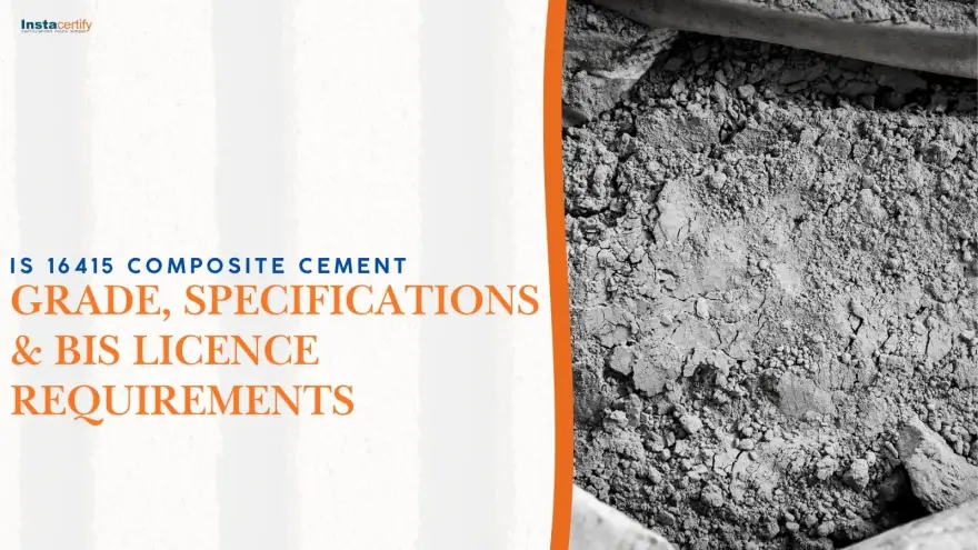 IS 16415 Composite Cement