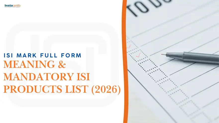 ISI Mark Full Form