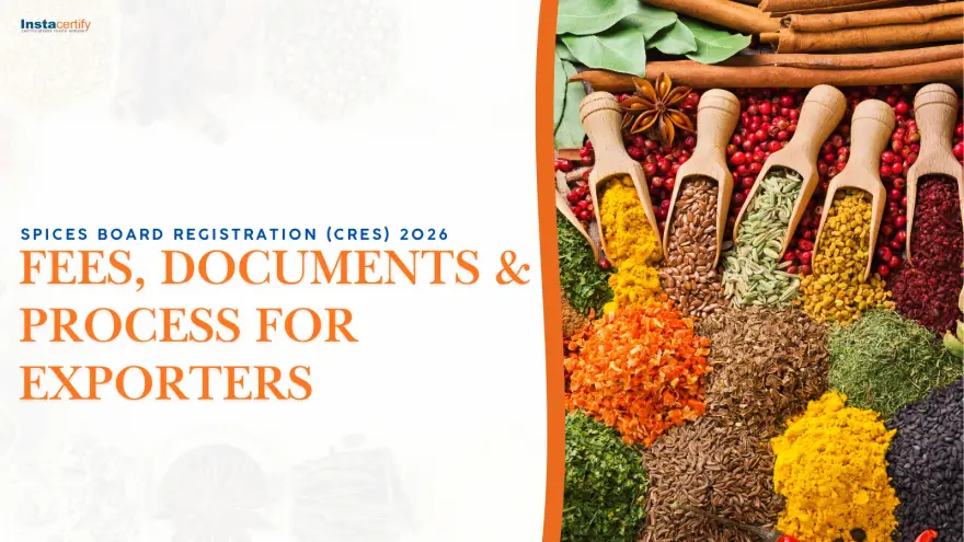 Spices Board Registration (CRES) 2026