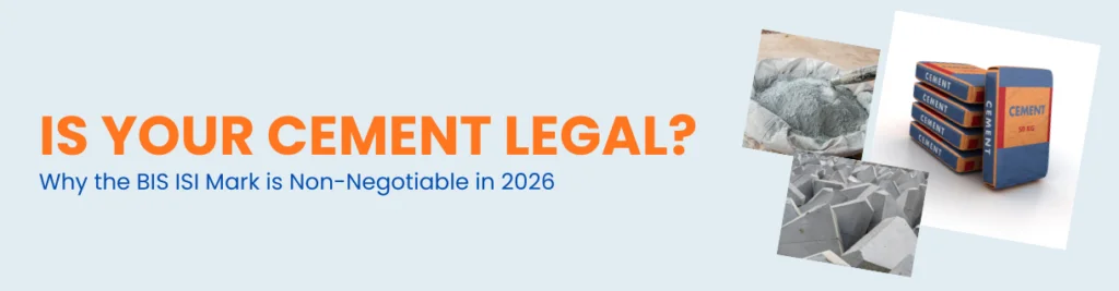 Is Your Cement Legal? Why the BIS ISI Mark is Non-Negotiable in 2026